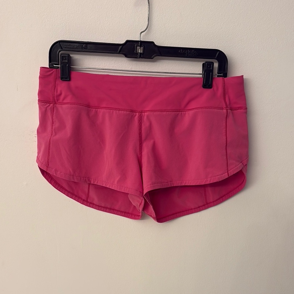 Lululemon Athletica Pink Athletic Shorts Lightweight Design